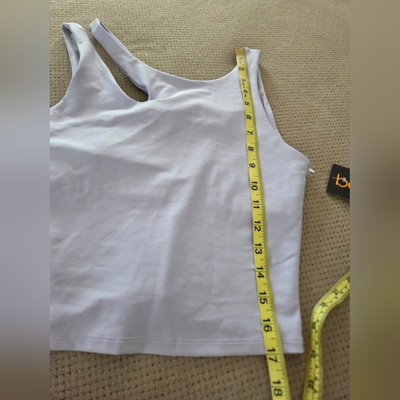 NEW Becco Midi cutout top purple size small (sports top/bra - no padding) - Picture 6 of 12
